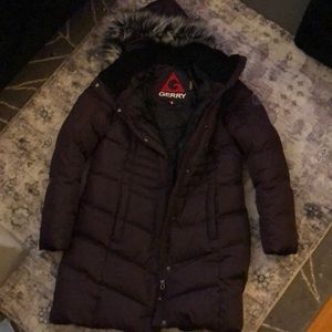 Gerry see purple long coat